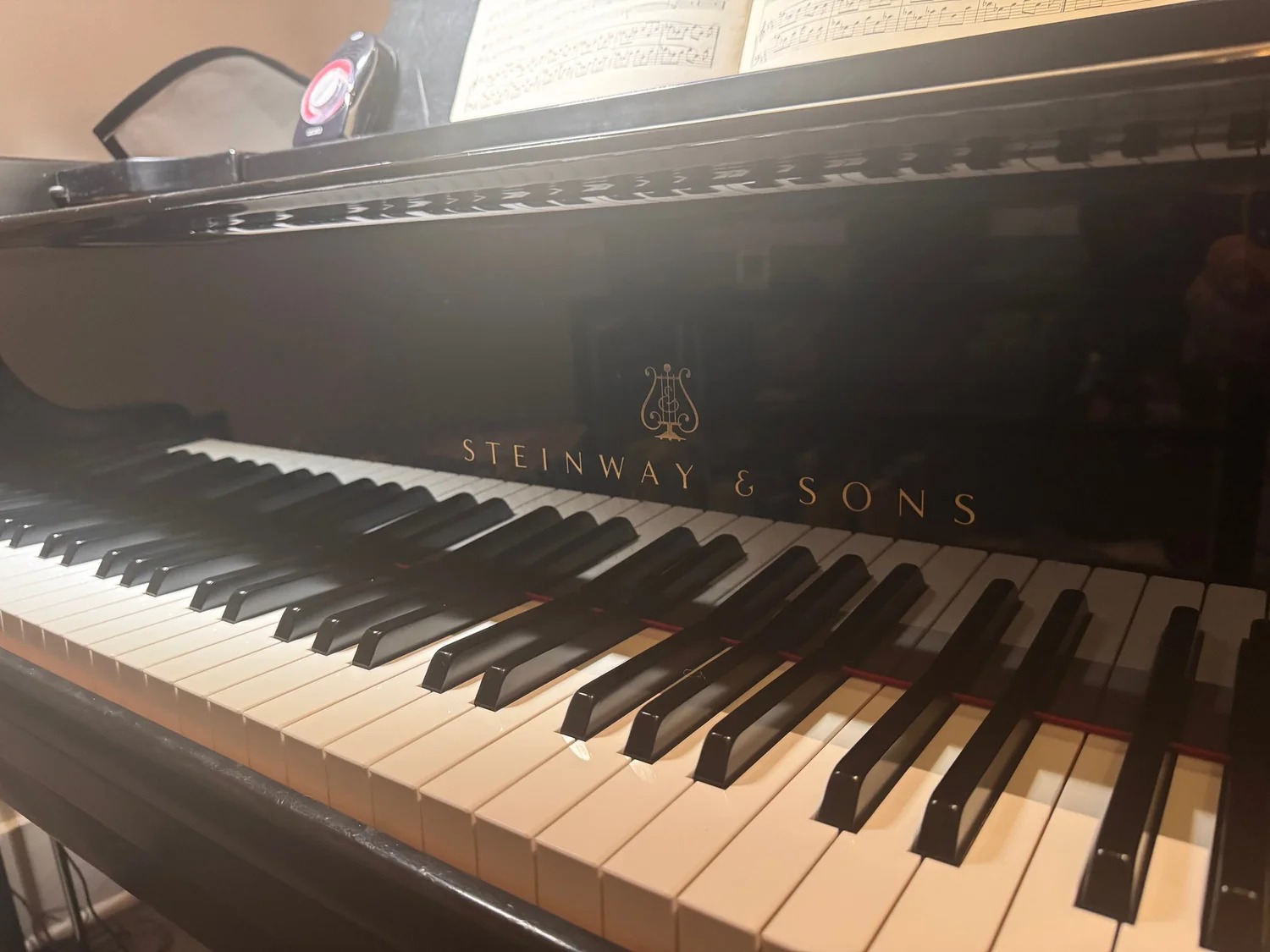 Steinway & Sons grand piano keys